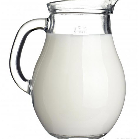 Titanium dioksida digunakan untuk memperkuat warna putih pada susu